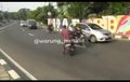 Gak Sayang Nyawa, Pengendara Honda Supra Kabur Lawan Arah Menghindari Operasi Zebra