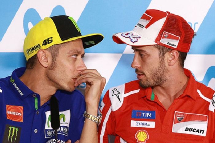 Andrea Dovizioso menuding Valentino Rossi yang gagalkan dirinya tembus ke tim Yamaha pabrikan 2013 silam