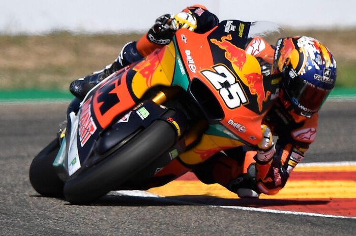 Raul Fernandez, berhasil memenangi balapan Moto2 Aragon 2021