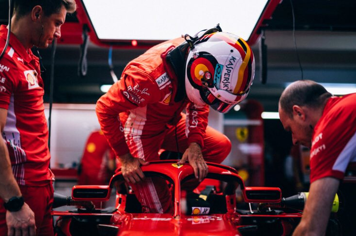 Sebastian Vettel pole position di F1 Jerman 2018