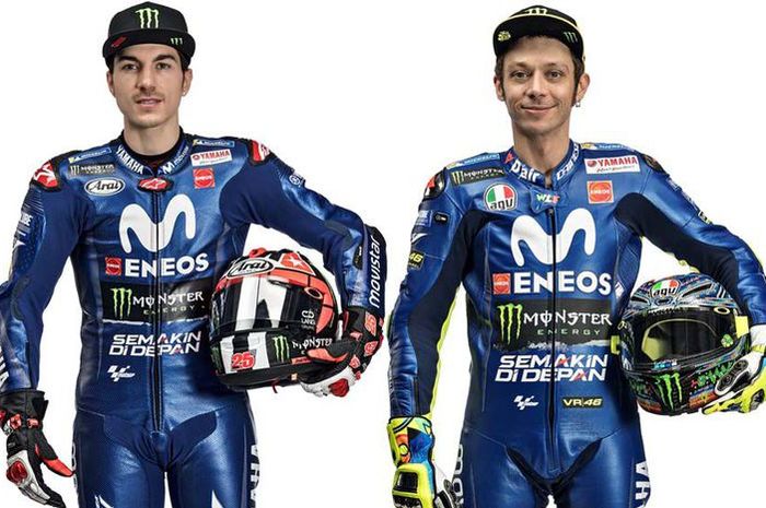 Maverick Vinales dan Valentino Rossi