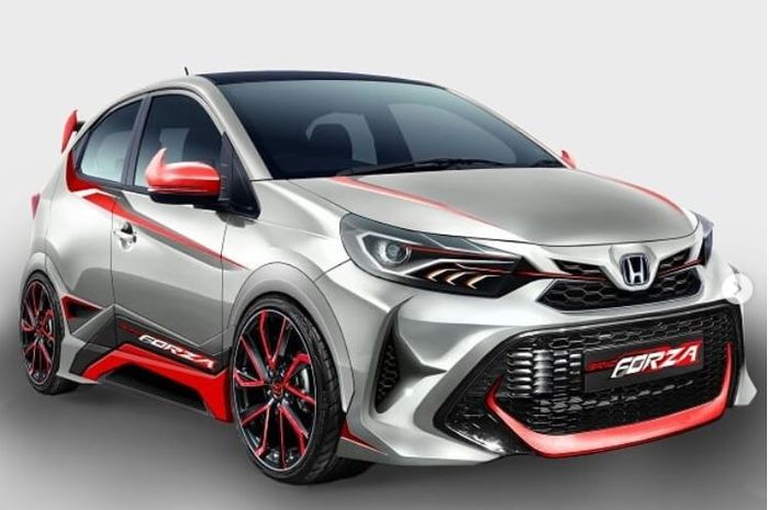  Modifikasi Digital Honda Brio Anyar Tampil Sangar Pakai 