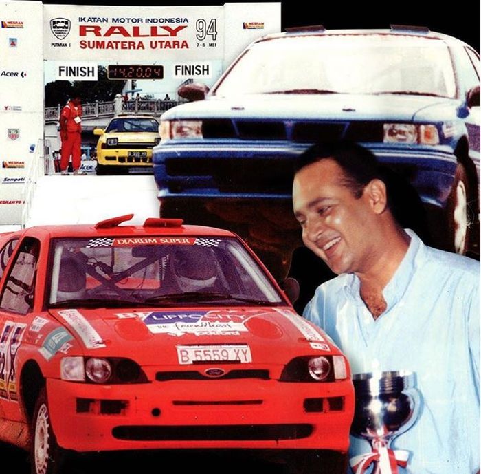 Irwan Mussry saat turun di ajang Rally