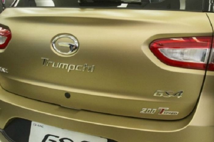Merek Trumpchi harus ganti nama jika ingin dipasarkan di Amerika Serikat
