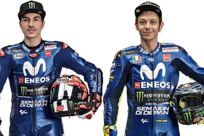 Maverick Vinales dan Valentino Rossi