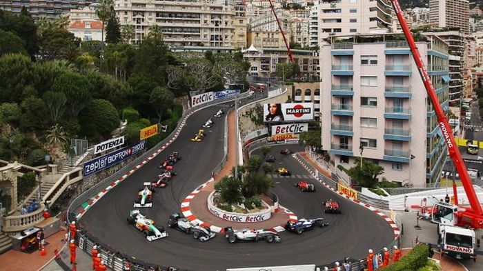 Sirkuit jalan raya F1 Monako di Monte Carlo