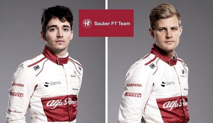 Alfa Romeo Sauber F1 Team: Charles Leclerc dan Marcus Ericsson