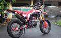 Kece Badai, Honda CRF150L Berubah Wujud Jadi Supermoto