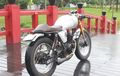 Racun, Suzuki Thunder Jadi Ganteng Pakai Gaya Cafe Racer