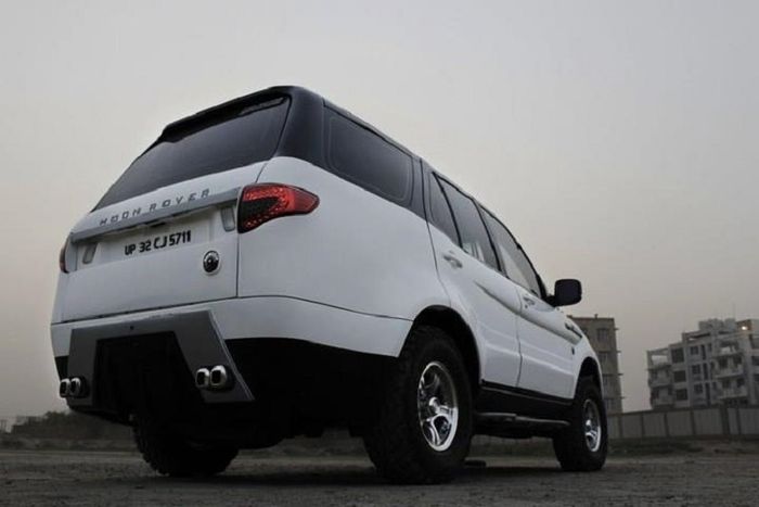 Modifikasi Tata Savari bergaya Range Rover Evoque 