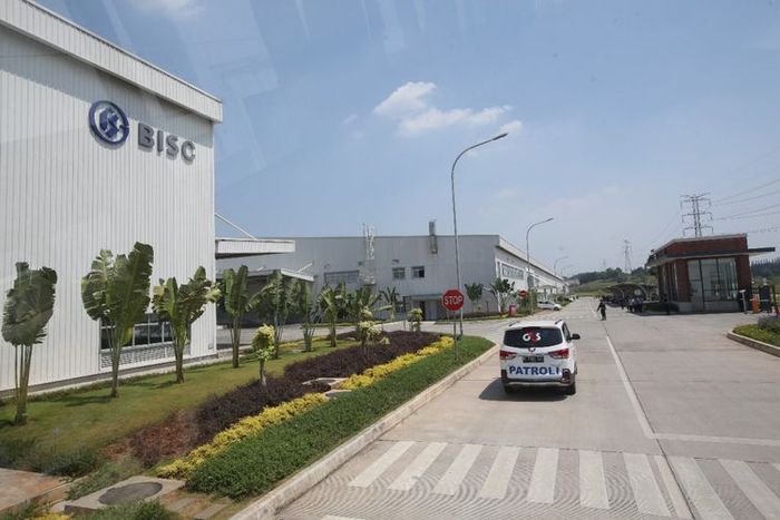 Supplier park yang ada di area pabrik Wuling Motors 