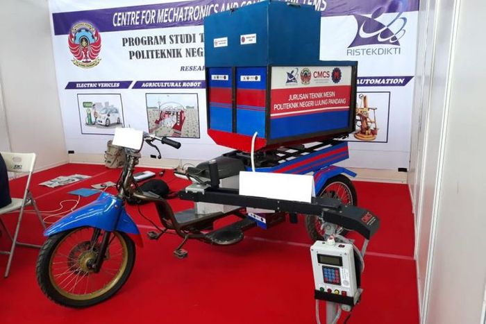 Motor Listrik Inovasi Mahasiswa Makassar(dok.Dyandra)