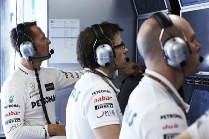 Contoh alat komunikasi Formula 1