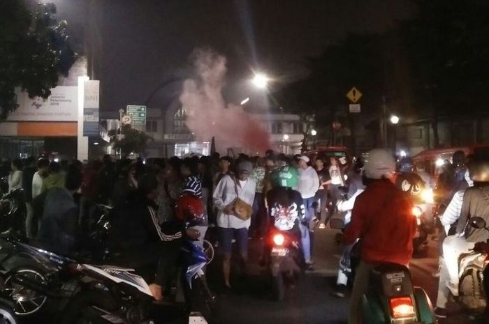 Puluhan remaja kegiatan SOTR yang bikin resah warga di kawasan kota tua, Jakarta