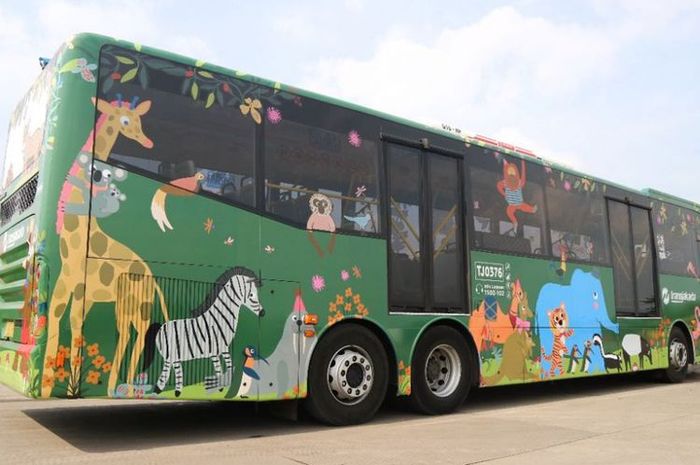 Salah satu bus wisata yang bakal memeriahkan Asian Games 2018