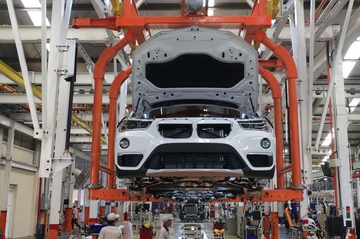 All-new BMW X3 yang dirakit lokal di BMW Production Network 2, PT Gaya Motor, Sunter.(KOMPAS.com / G