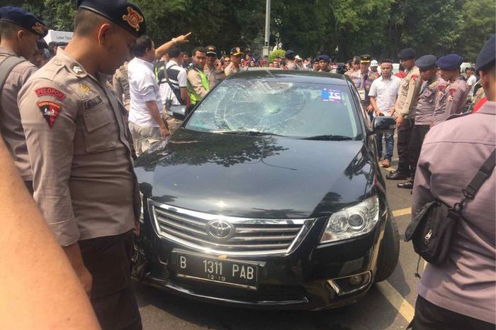 Toyota Camry B 1311 PAB yang tabrak bocah di Asian Games 2018