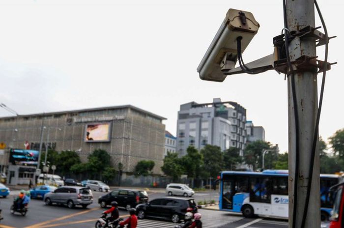Kamera CCTV tilang elektronik di Jakarta