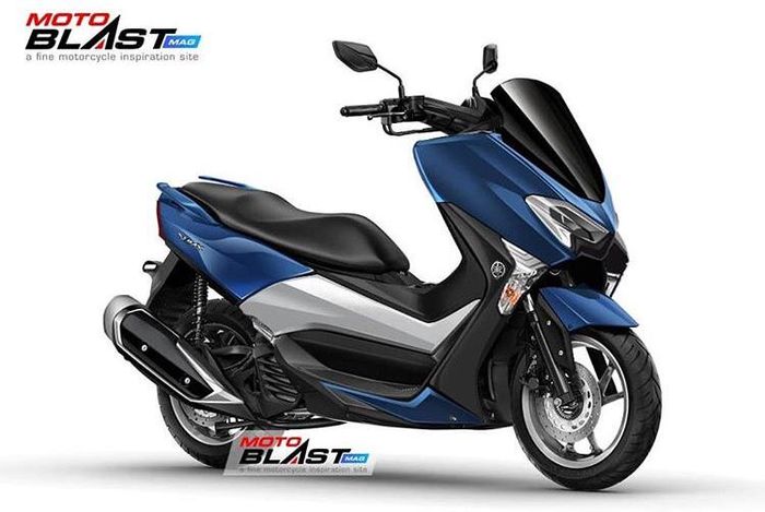 olah digital rendering Yamaha NMAX terbaru