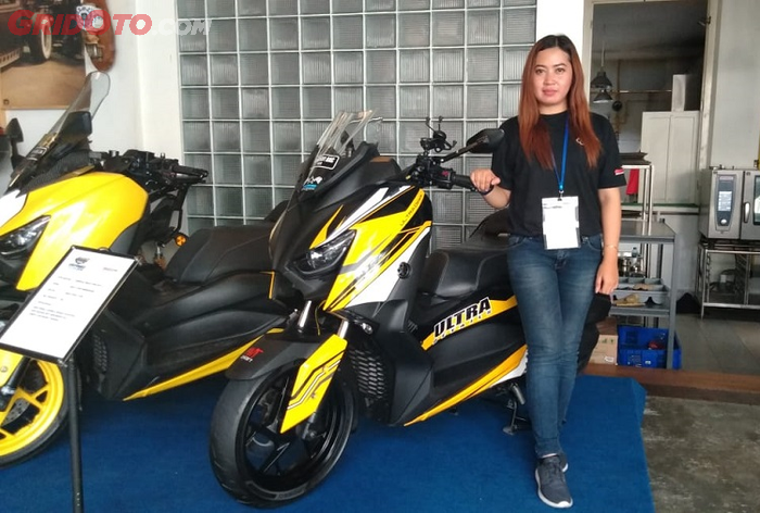 Salah satunya Maxi Lady yang ikut Customaxi Yamaha 2018 seri Yogyakarta