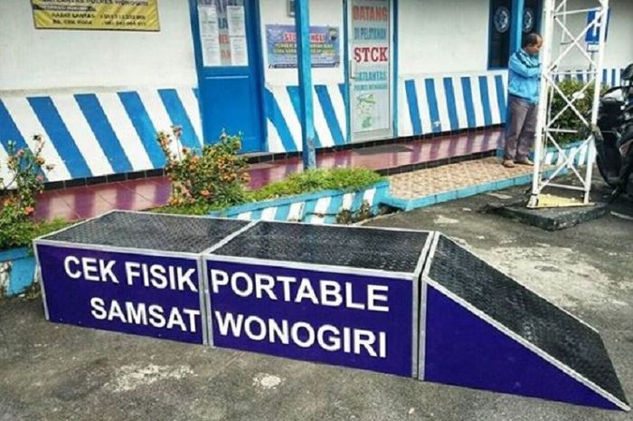 Alat Cek Fisik portabel milik Satlantas Polres Wonogiri, Jawa Tengah