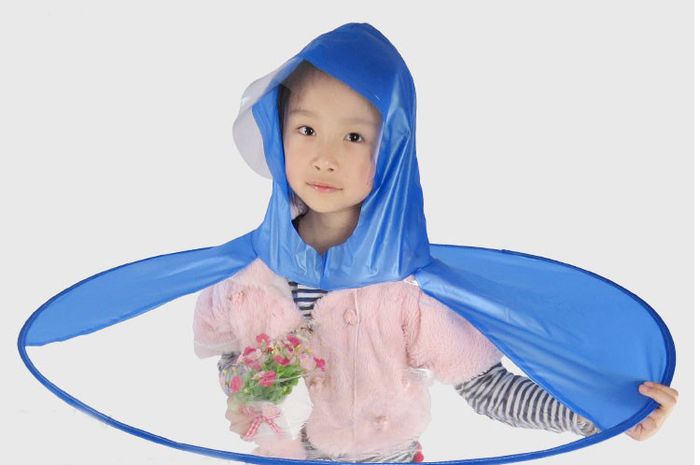 Jas hujan model payung untuk anak