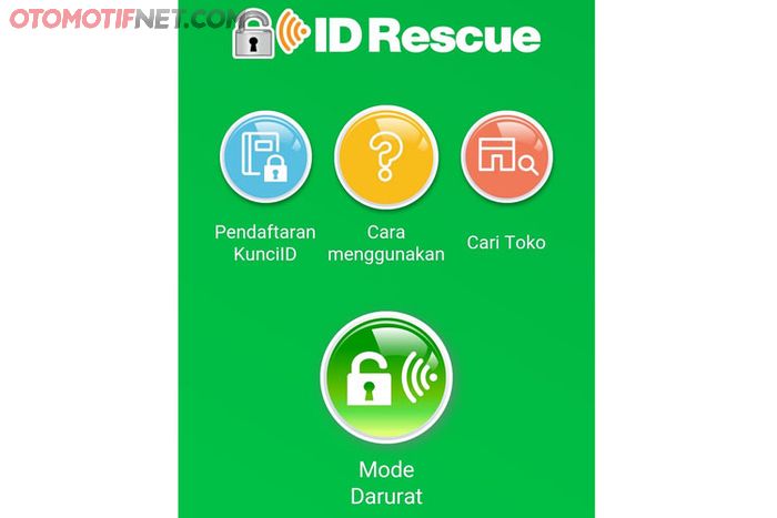 ID Rescue Yamaha berisi empat short cut utama