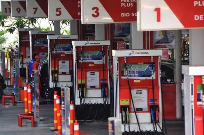 Ilustrasi SPBU Pertamina.