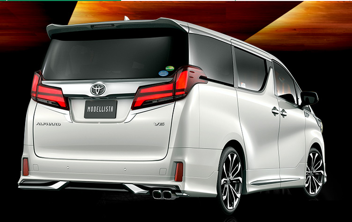Toyota Alphard pakai body kit Modellista
