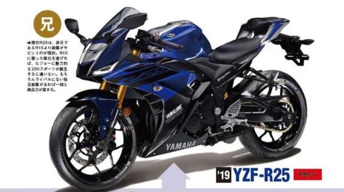 Renderan Yamaha R25 facelift