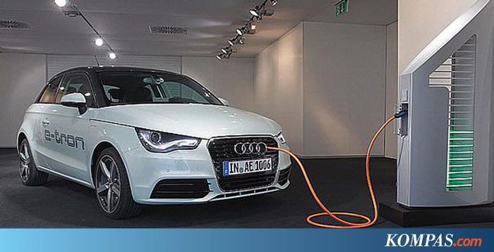 Mobil listrik e-tron dari Audi(Kompas.com)
