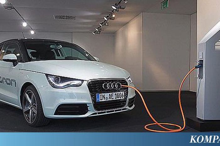 Ilustrasi Mobil listrik dari Audi