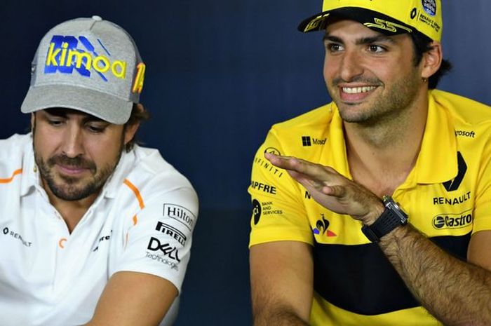 Fernando Alonso dan Carlos Sainz