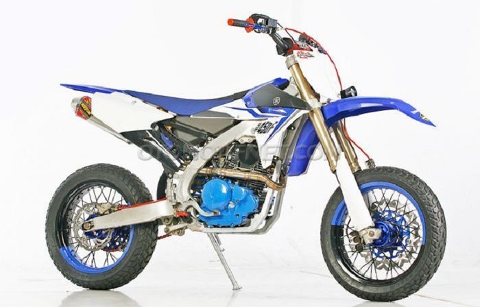 Yamaha Scorpio supermoto dari Papua