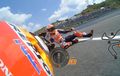 Sudah Tiga Kali! Baru Pemanasan, Marc Marquez Jatuh Lagi di MotoGP Spanyol 2018