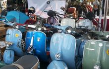 Vespa 2-Tak Pantang Kendor, Nanjak Berat Cuma Perlu Teknik 