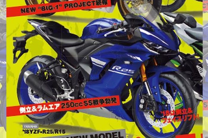 Hasil renderan Yamaha R25 dari Young Machine