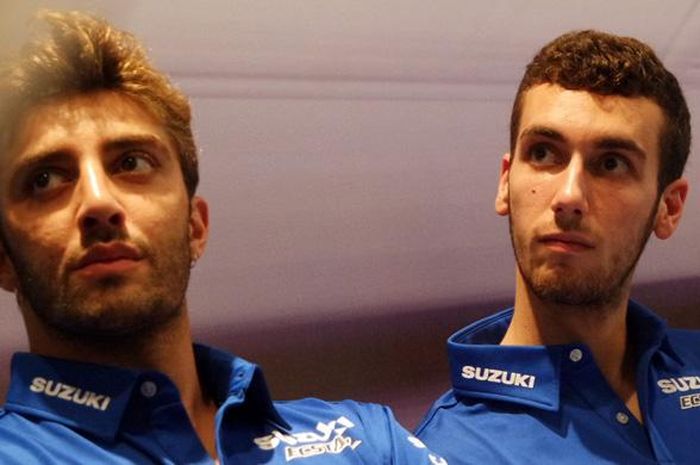 Andrea Iannone dan Alex Rins berkunjung ke Indonesia