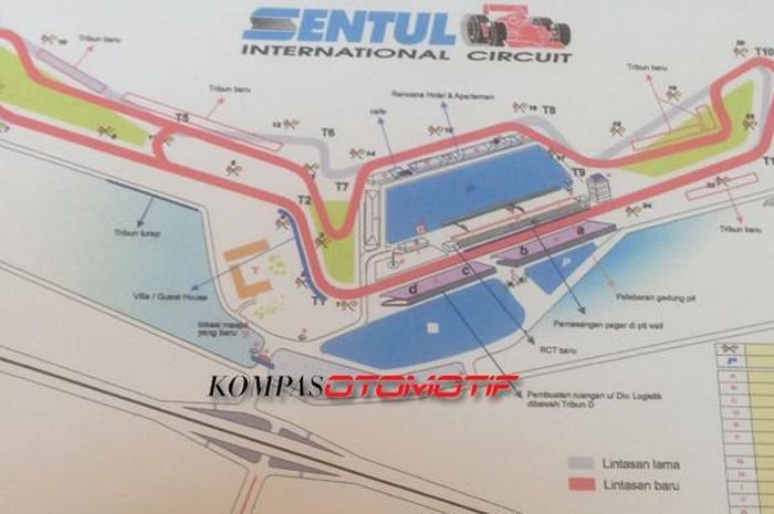 Layout Sirkuit Sentul dikabarkan bakal sedikit berubah