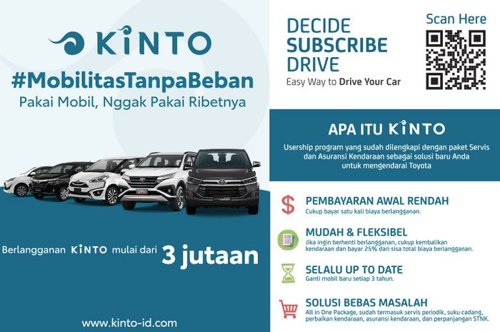 PT Toyota Astra Finansial hadirkan Kinto One sebagai solusi bagi berlangganan mobil