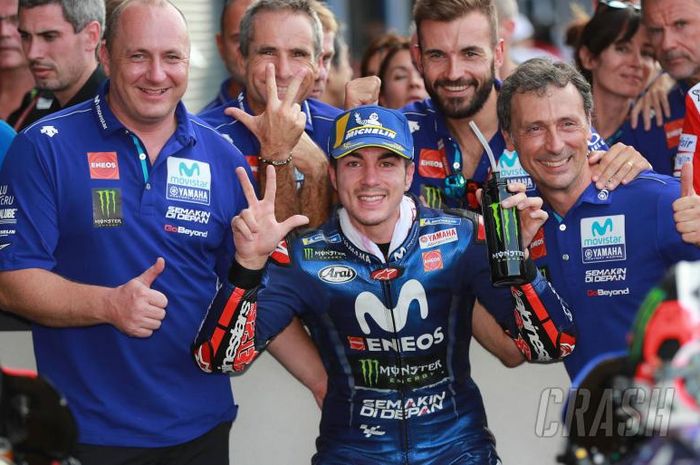 Maverick Vinales bingung kenapa bisa podium