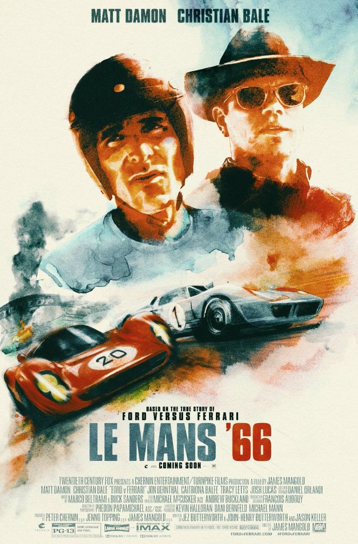 Di beberapa negara Eropa, film Ford v Ferrari judul besarnya Le Mans '66