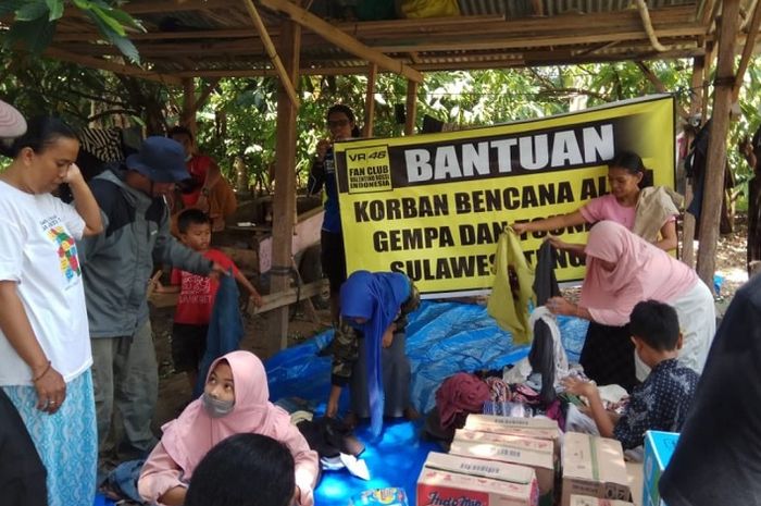 Bantuan VR46 ke Palu