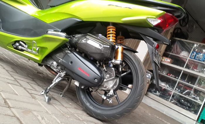 Honda PCX150 sektor kaki-kaki body dan mesin kena ubahan