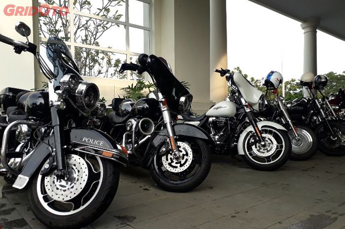 Beberapa Harley-Davidson milik anggota HDCI