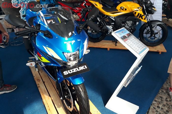 GSX-R150 Keyless di Otobursa Tumplek Blek 2018