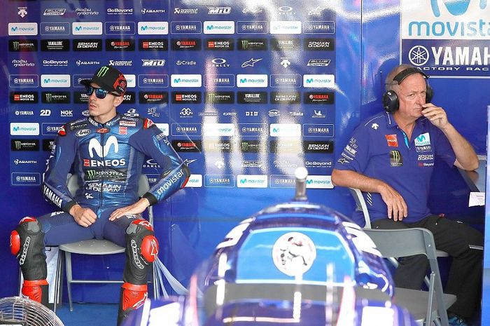 Maverick Vinales dan Ramon Forcada