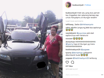 Sedang Viral Bude Sumiyati Juga Bikin 7 Quote Lucu Tentang Otomotif Gridoto Com