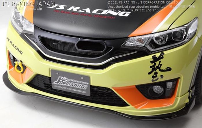 Lips spoiler J's Racing untuk Honda Jazz GK5