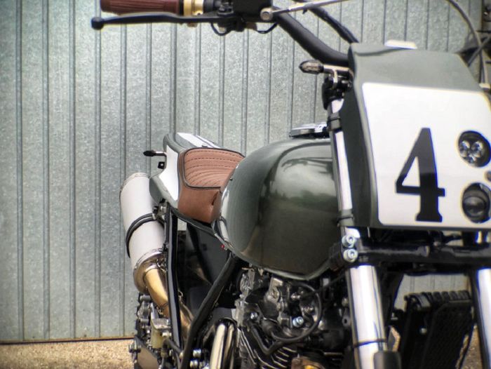 Suzuki DR 800 SL Big custom street tracker garapan Andreas Soeser